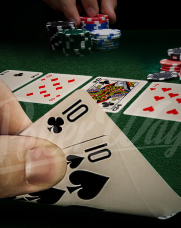 پات آدز پوکر کال شرط بلوف